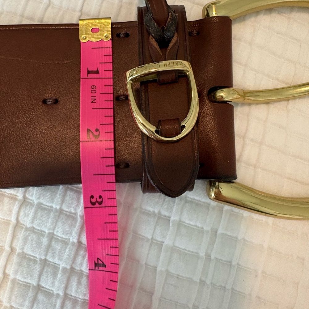 Ralph Lauren Belt Dark Brown XS/S - Picture 10 of 10